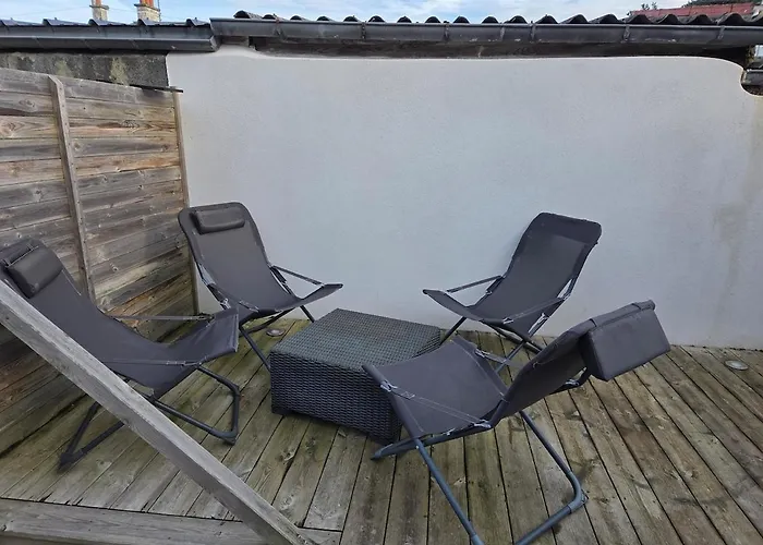 Charmante Maison De Bord De Avec Terrasse Vakantiehuis Luc-sur-Mer